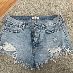 Denim shorts light - medium wash